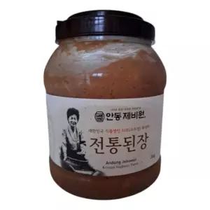 안동제비원 전통 된장 3kg 1개 맛있는 시골 된장