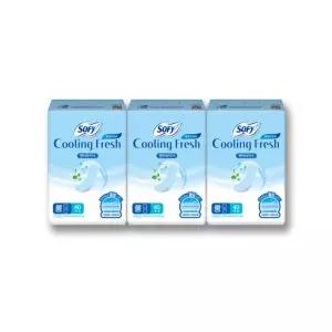 쏘피 쿨링프레쉬 팬티라이너 롱 40개입 3팩 (총120개)