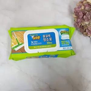 [오르토]청소용품 책상청소 물걸레 청소포 대형(38x20) 30매