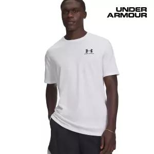 언더아머 UNDER ARMOUR 남성 UA 레프트 체스트 로고 라운드 반팔 티셔츠 1326799-100