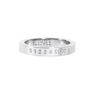 26SS MM6 메종 마르지엘라 MM6 넘버링 로고 미디엄 반지 SM6UQ0059 P6469 951