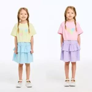 [갤러리아] 베네통키즈   26S/S 레인보우캉캉원피스(2컬러) QAOP20631