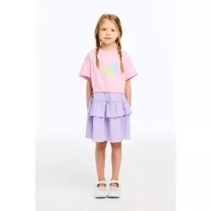 [갤러리아] 베네통키즈   26S/S 레인보우캉캉원피스 QAOP20631PK