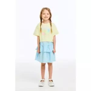 [갤러리아] 베네통키즈   26S/S 레인보우캉캉원피스 QAOP20631YE