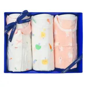 [갤러리아] (압소바출산,백일,돌)레오7부내의+아리7부+배지7주내의3종세트(A1B-10383SET)