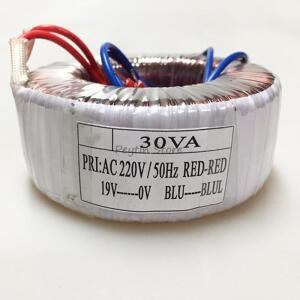 1Pc 30W 입력 19V 단상 저주파 링 변압기