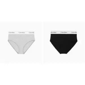 캘빈클라인 CALVIN KLEIN UNDERWEAR 여성 모던코튼 하이웨스트 비키니 2종 택 1 QF8525-001 020