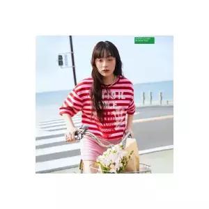 해변 프린팅 티셔츠 BATSB1631