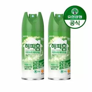 유한양행 해피홈 아웃도어 모기/진드기 기피제 150ml 2개