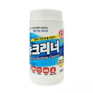 청소용품 동성 만능 크리너 다용도 티슈형 찌든때 제거제 70매