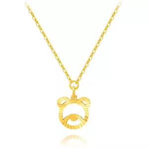 순금목걸이 큐티베어목걸이 3.75g+18K장식