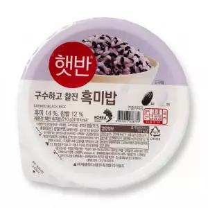 CJ제일제당 햇반 흑미밥 210g 36개