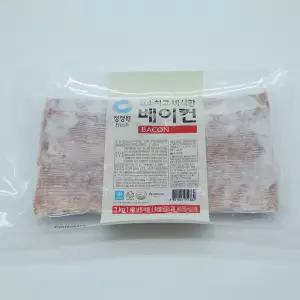 (냉동식품) 청정원 고소하고 바삭한 베이컨 1kg