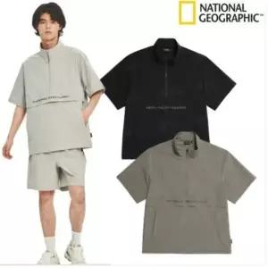 내셔널지오그래픽 공용 여름 반팔 트레이닝 아노락 F-ZIP N232UFT310 N232UFT3100-MA 177902