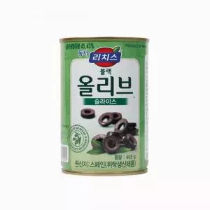식자재 리치스 블랙올리브 슬라이스 405g
