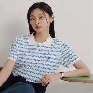 빈폴솔솔니트 허니콤 스트라이프 풀오버 - 아이보리 /BF6351C0101375368