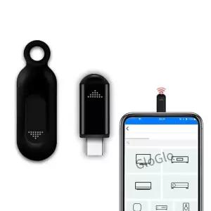 USB 유형 C 휴대 전화 IR 블래스터 스마트 적외선 송신기 TV 에어컨 용 범용 원격 제어 어댑터