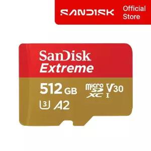 [샌디스크] 정품 EXTREME SQXAV 512GB MicroSD 메모리카드 공식 AS 및 기술지원