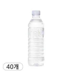 지리산물하나ECO 500ml X 40개 무라벨 생수 물500