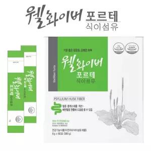기분좋은장운동 웰화이버 포르테 식이섬유 60포 차전자피