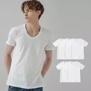 본사] 백색 5매입 반팔런닝 OEW0002