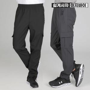 이지바이 애니타임 남성 봄 가을 카고 트레이닝 바지 등산복 체육복 밴딩 팬츠(GS31LP028M)