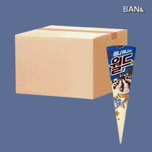 [기타] 월드콘 쿠키앤크림 아이스크림 160ml 24개 대용량
