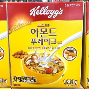 켈로그 아몬드 후레이크 600g x 3봉 아몬드푸레이크