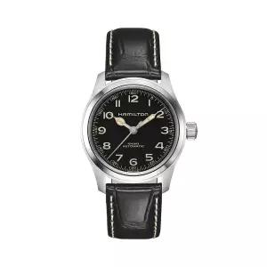 해밀턴 H70405730 카키필드 머피 오토 남성 가죽 38mm