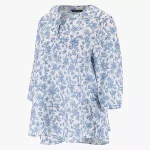 [피에이티]프린트 라운드넥 블라우스 1L42505_DG