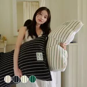 1+1 쁘리엘르 스누비 순면 타올 베개 커버&덮개 2size