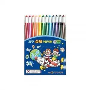 f20 37392 지구화학 글라스메이트 슈퍼샤프식색연필 12색 1개 1개입