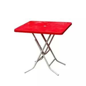 CP 740mm X 740mm 파라솔 꽂이용 홀이 있는 사각탁자/간이/행사용/간편/포차/옥외/공원/야외용/정원용/실외