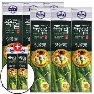 치약 LG생활건강 오리지널 죽염 잇몸고 120g x 6개 + 90g 2개(추가증정)