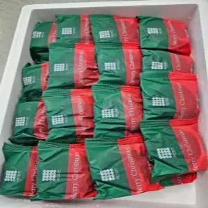 백년화편 밥알 찹쌀떡 1박스 32개입 100퍼센트 국산 팥 찹쌀떡 답례떡 개별포장 아침대용떡