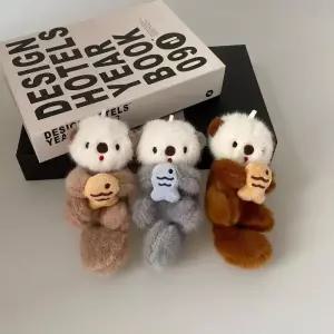 [보리별] 귀여운 수달 인형키링 겨울 붕어빵 가방고리 동물 백참 열쇠고리