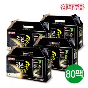 삼육식품 삼육 검은콩 앤 칼슘 파우치 190ml 총 80팩