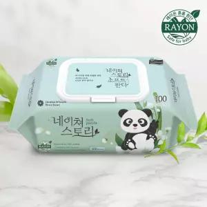 [] 대용량 가성비 엠보싱 캡형 PAN 물티슈 100매 10팩