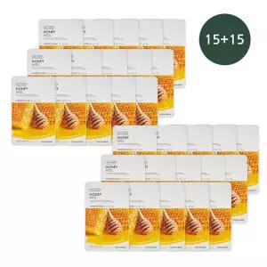 미라클하우스 현대Hmall30매묶음 1일1팩 기획 더페이스샵 갈아만든 꿀 마스크시트 20g 742917