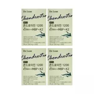 닥터린 콘드로이친 1200 콘레이티+ MBP+K2 1200mg x 30정 x 4박스