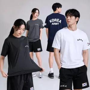로카 냉감 데일리 남여공용 티셔츠 반바지 Roka 군인 반팔티 반바지 4컬러