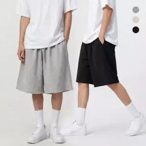 여름 쿨링 밴딩 바지 와이드핏 버뮤다 트레이닝 팬츠 3color