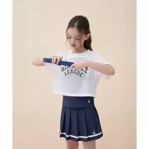 BEANPOLE KIDS 여아 메쉬 탑  폴리 저지 상하 세트 네이비 (BI6542G01R)