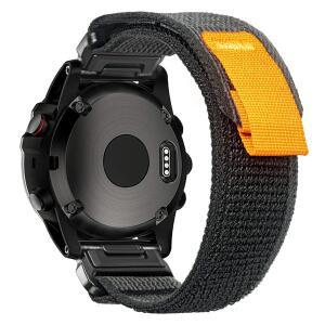 Garmin Tactix 시계 밴드 용 Hemsut Quickfit 트레일 루프 Fenix Forerunner 20 22 26 용으로 짠 나일론