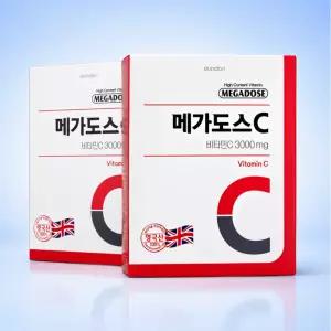 1+1 고려은단 메가도스C 3000 비타민C X 100포 (300g) 총 2개
