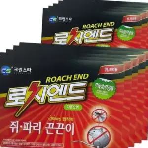 초강력 쥐 파리 끈끈이 쥐덫 제거제 퇴치 트랩 10P 쥐약 잡는방법 잡기