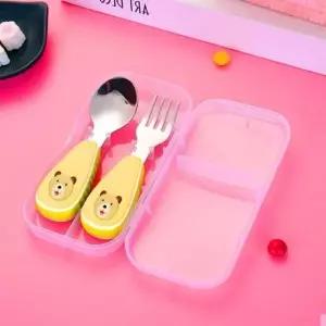 유아용 수저 포크 세트 어린이 스푼