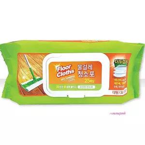 물걸레청소포 청소용 일회용 10개 국산 대형 물티슈 밀대 25매 패드 고급형 손걸레wzk075