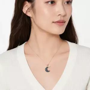 스와로브스키 5671585 Sublima Luna 달 진주 목걸이
