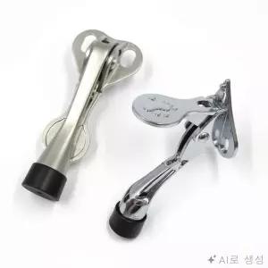 완자몰 현관문 도어스토퍼 고정장치 원터치 말발굽 현관문고정 문닫힘방지